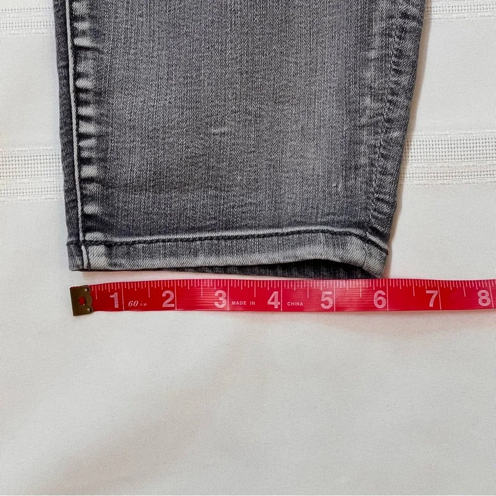 💥SALE💥 $32 Torrid Ankle Skinny Gray Floral Embroidered Jeans NWT Sz 16R - Picture 14 of 16